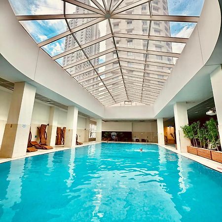 Luxury Condo On 18Th Floor With Pool, Fitness, Parking Included. Skopje Eksteriør bilde